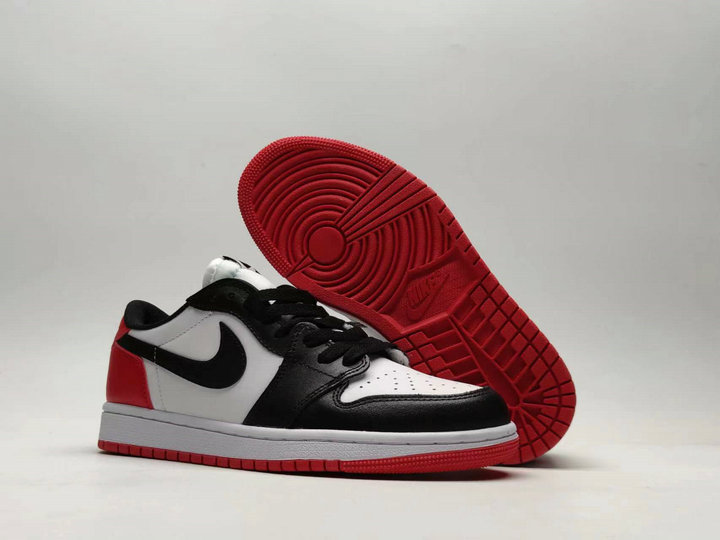 Nike Air Jordan 1 Low Noir Blanc Rouge